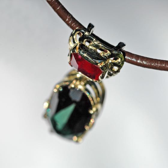 Jewellery-Pendant Velvet-Green