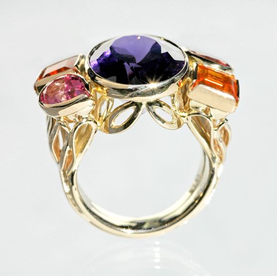 Amethyst Ring Candy-Purple