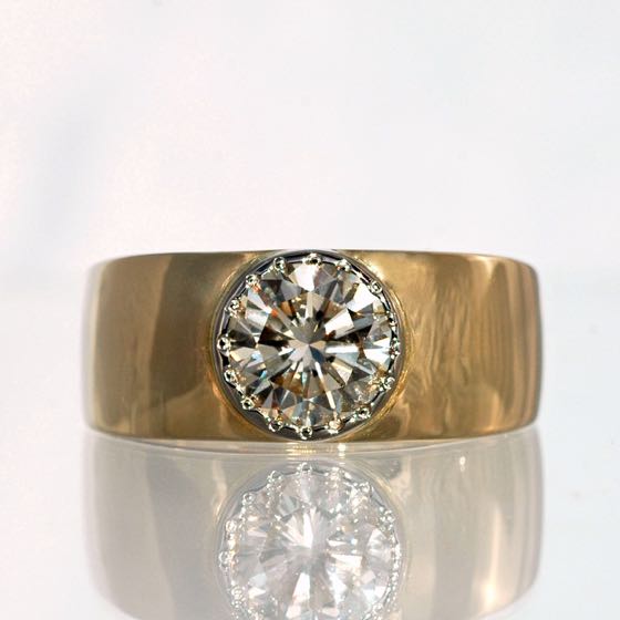 Diamond Ring Yinyang-Star