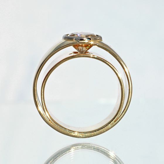 Diamond Ring Yinyang-Star
