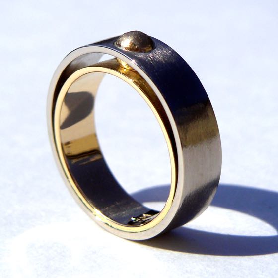 Gold Ring Yinyang-06