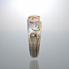 White Gold Ring Byzanz-Blue