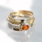 Gold Ring Swing-Orange