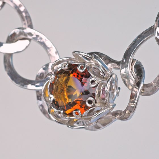 Silver Necklace Marigold