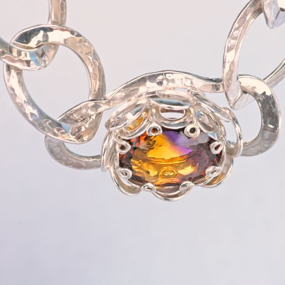 Silver Necklace Marigold