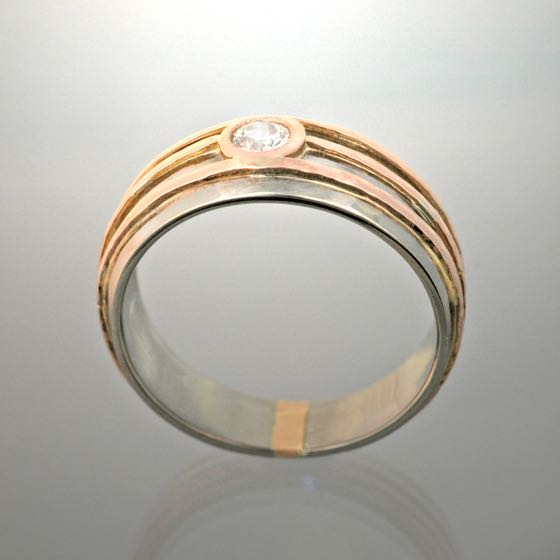 White Gold Ring Byzanz-White