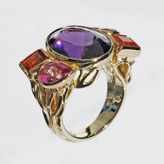 Amethyst Ring Candy-Purple